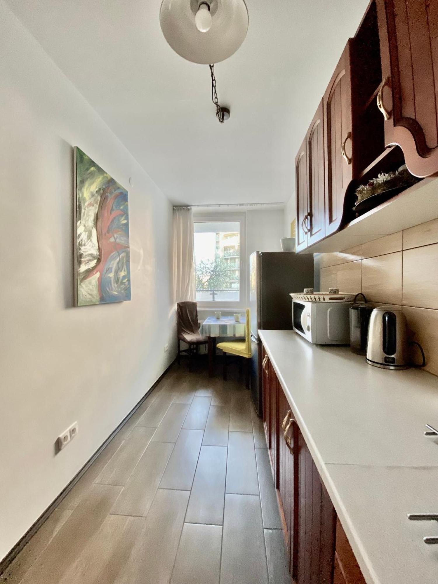 Apartament Noc Z Obrazem - Balkon - Warszawa Praga Ngoại thất bức ảnh